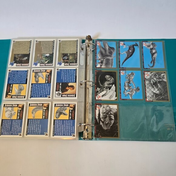 1993 TOPPS JURASSIC PARK Series 1 trading Card (88  VTG 1993 Topps Jurassic Park Complete Set 1-88 w/Sticker Puzzle